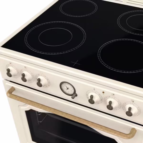 Κουζίνα Ηλεκτρική Gorenje GECS6B70CLI 71lt με Κεραμικές Εστίες Μπεζ
