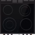Ελεύθερη Κουζίνα Gorenje GECS6B70CLB με Κεραμικές Εστίες 71lt,Μαύρη