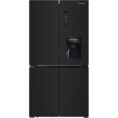 Ψυγείο Ντουλάπα Morris 535lt Total NoFrost B74537ECM Μαύρο Γυαλί