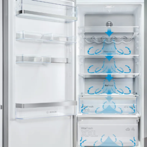 Ψυγειοκαταψύκτης Bosch KGN49LBCF 440lt Total NoFrost Μαύρος