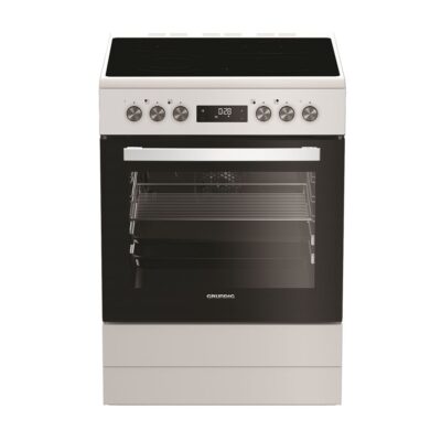 Κουζίνα Grundig GFBM23420WC με Κεραμικές Εστίες 72lt Λευκή