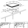 Σετ Εντοιχιζόμενος Φούρνος Ατμού AEG OA5PE42AB & Εστία κεραμική 7 ζωνών AEG HE604070FB