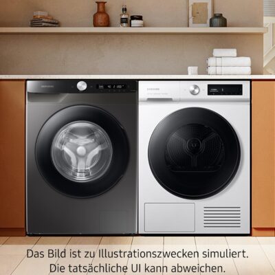 Στεγνωτήριο ρούχων Samsung DV80T6220LX/S2 με αντλία θερμότητας 8 kg / A+++ / Απλός έλεγχος με WiFi & σύνδεση αυτόματου κύκλου / Πρόγραμμα Hygiene+/Πλύση με αέρα