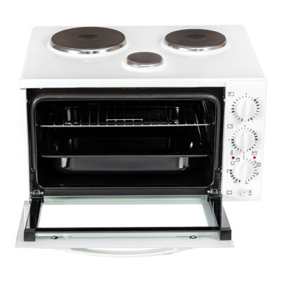 Ηλεκτρικό Φουρνάκι Davoline Star 4508WH 38lt με 3 Εστίες Λευκό