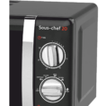Φούρνος Μικροκυμάτων HAEGER MW-70B.007A SOUS-CHEF 20 Μαύρο