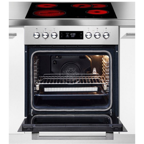 Σετ ηλεκτρικής κουζίνας Hanseatic HBCO7010PA1 + HC46066CB 70lt Xρώμα ανοξείδωτου χάλυβα