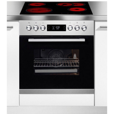 Σετ ηλεκτρικής κουζίνας Hanseatic HBCO7010PA1 + HC46066CB 70lt Xρώμα ανοξείδωτου χάλυβα
