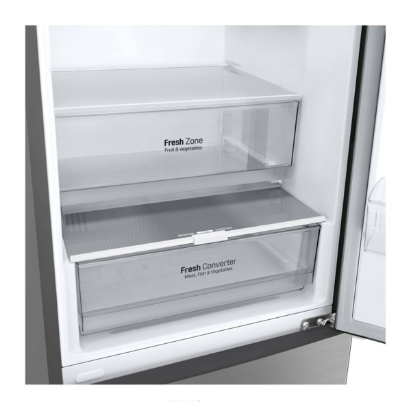 Ψυγειοκαταψύκτης LG GBP62PZNAC 384lt Total NoFrost Ασημί