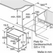 Εντοιχιζόμενος φούρνος Bosch HBG635BS1 Σειρά 8 71lt / Xωρίς Εστίες / Inox