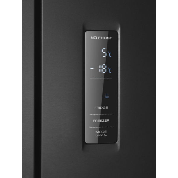 Ψυγείο Ντουλάπα Hanseatic HCDC18080CWDBI 419lt Mαύρο