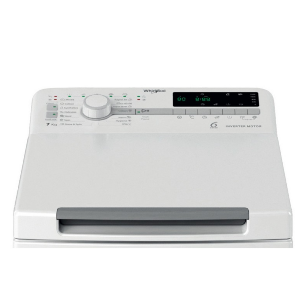 Πλυντήριο Ρούχων Άνω Φόρτωσης Whirlpool TDLR 7250SS EU-N 7kg