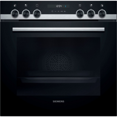 Σετ Εντοιχιζόμενος Φούρνος Siemens EQ522IA00 iQ500 & Επαγωγική εστία (HE517ABS1 + EI645CFB6E) Μαύρο