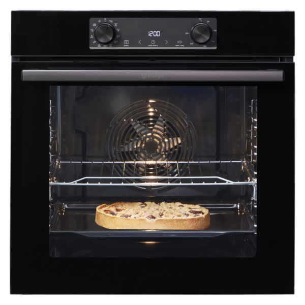 Εντοιχιζόμενος Φούρνος Gorenje BOS6737E13BGOT Με υδρόλυση και Air Fry 77lt Μαύρο