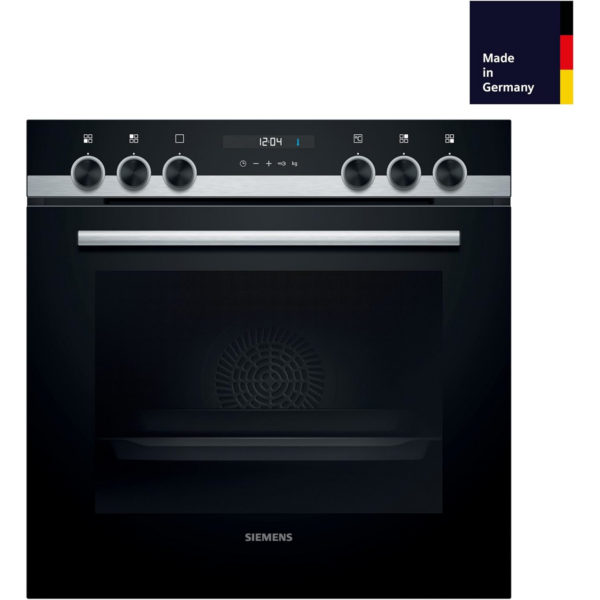 Σετ Εντοιχιζόμενος Φούρνος Siemens EQ522IA00 iQ500 & Επαγωγική εστία (HE517ABS1 + EI645CFB6E) Μαύρο