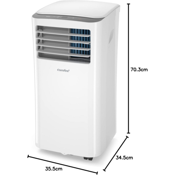 Φορητό Κλιματιστικό Comfee MPPH-09CRN7 9.000 BTU, 2,6 kW, Ψύξη, Αερισμός & Αφύγρανση, με Σωλήνα Εξαγωγής [Ενεργειακή Κλάση A]