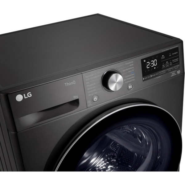 Στεγνωτήριο ρούχων LG RT80V9B 8kg A+++ με Αντλία Θερμότητας από ανοξείδωτο ατσάλι