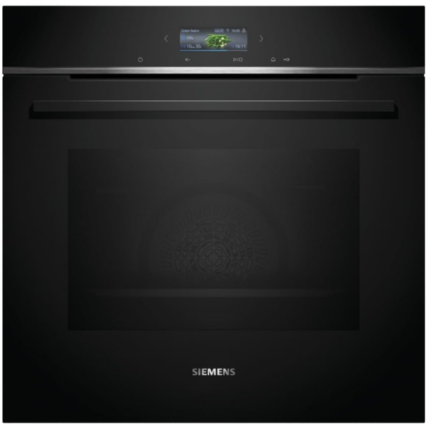 Εντοιχιζόμενος φούρνος Siemens HB734G1B1 iQ700 Smart 71L / Xωρίς Εστίες / Μαύρο
