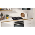 Εστία Υγραερίου Αυτόνομη Zanussi ZGGN645K 56 cm Μαύρo