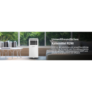 Φορητό Κλιματιστικό Comfee MPPH-09CRN7  9.000 BTU, 2,6 kW, Ψύξη, Αερισμός & Αφύγρανση, με Σωλήνα Εξαγωγής [Ενεργειακή Κλάση A]