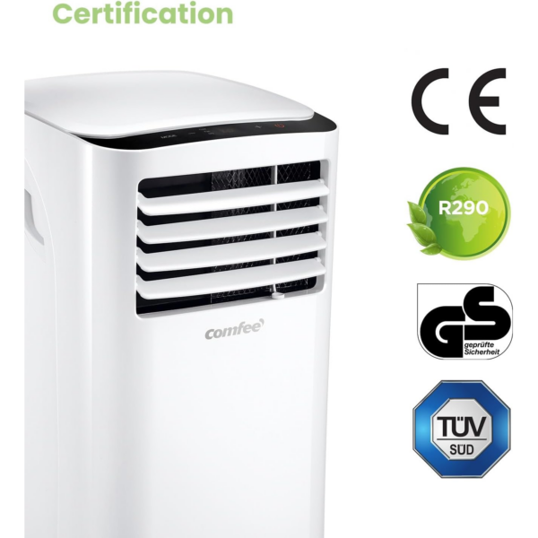 Φορητό Κλιματιστικό Comfee MPPH-09CRN7 9.000 BTU, 2,6 kW, Ψύξη, Αερισμός & Αφύγρανση, με Σωλήνα Εξαγωγής [Ενεργειακή Κλάση A]