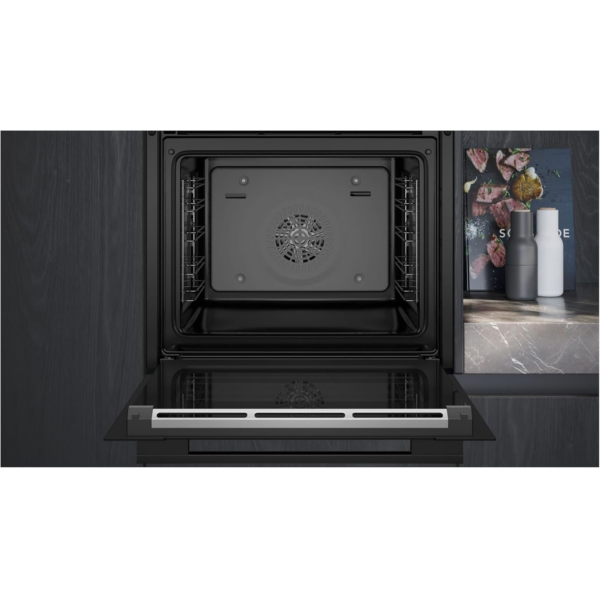 Εντοιχιζόμενος φούρνος Siemens HB734G1B1 iQ700 Smart 71L / Xωρίς Εστίες / Μαύρο
