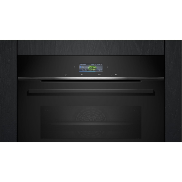 Εντοιχιζόμενος φούρνος Siemens HB734G1B1 iQ700 Smart 71L / Xωρίς Εστίες / Μαύρο