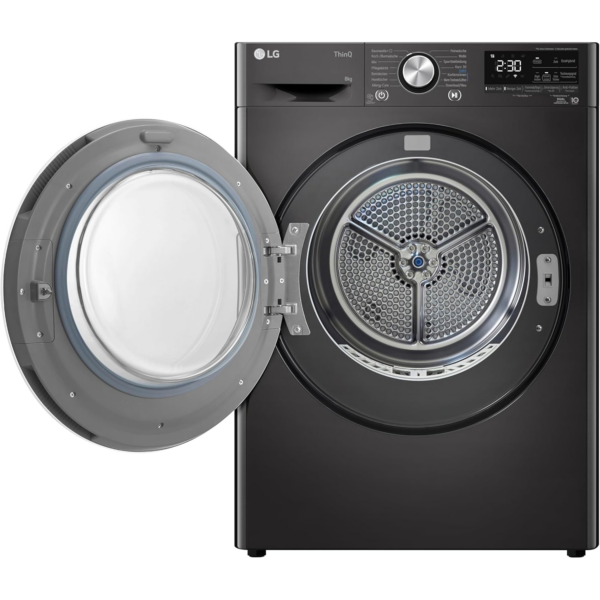 Στεγνωτήριο ρούχων LG RT80V9B 8kg A+++ με Αντλία Θερμότητας από ανοξείδωτο ατσάλι