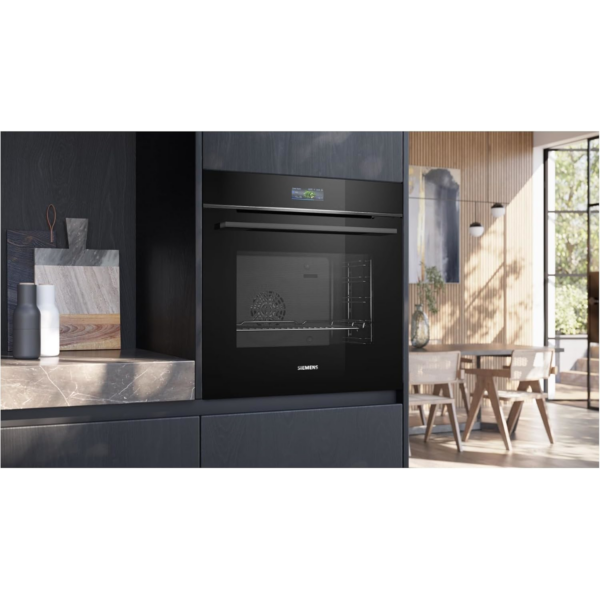 Εντοιχιζόμενος φούρνος Siemens HB734G1B1 iQ700 Smart 71L / Xωρίς Εστίες / Μαύρο