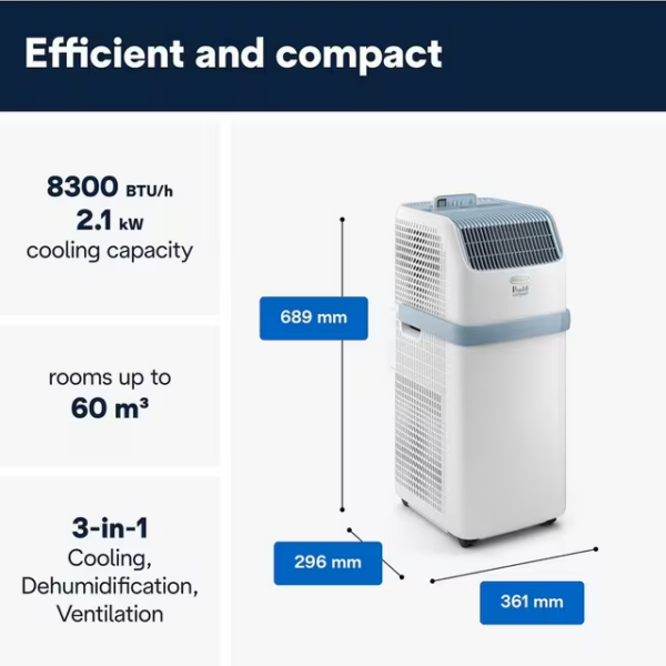Φορητό Κλιματιστικό De'Longhi Pinguino Compact PAC ES72 YOUNG