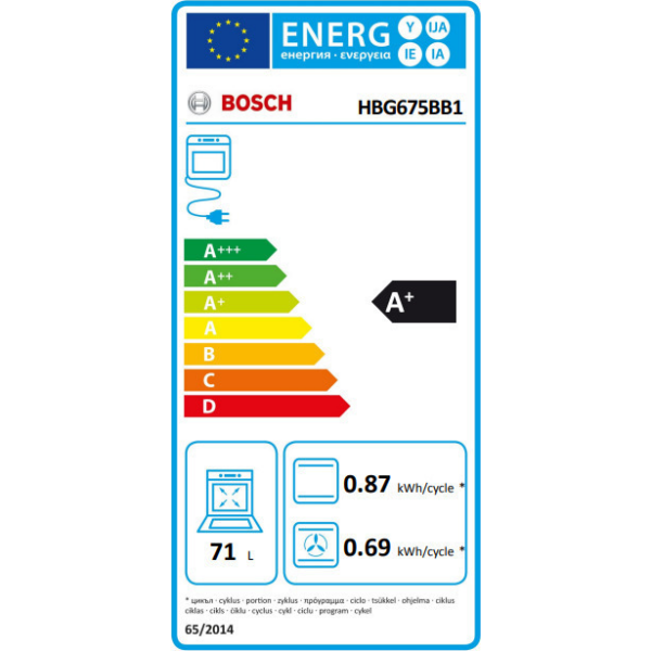 Σετ Εντοιχιζόμενος Φούρνος BOSCH HBG675BB1 71Lt & Εντοιχιζόμενη Κεραμική Εστία Bosch PKN675DP1D