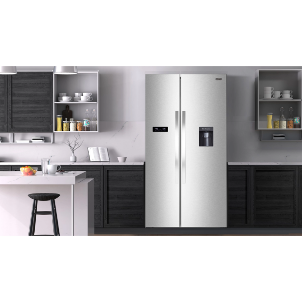 Ψυγείο Ντουλάπα Delonghi DSBSDX23E 578lt No Frost Inox