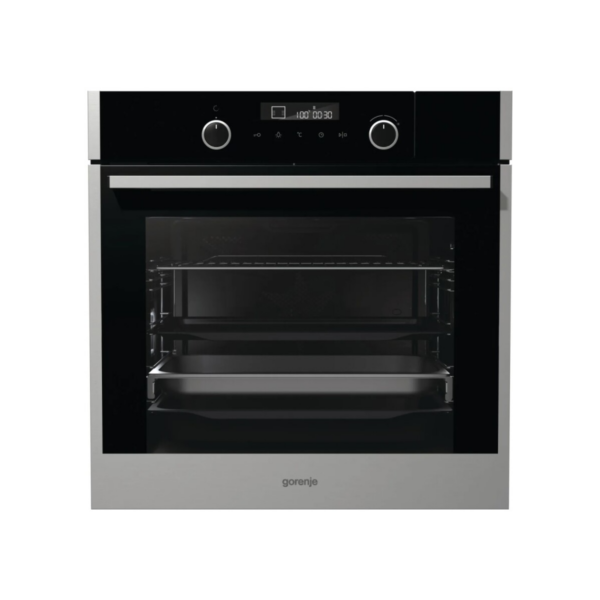 Εντοιχιζόμενος φούρνος Gorenje BCS747S34X / 73lt / ανοξείδωτο ατσάλι/μαύρο