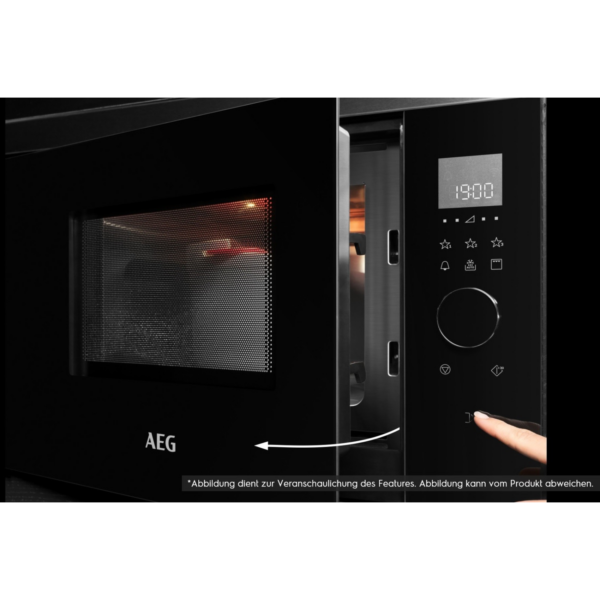 Εντοιχιζόμενος Φούρνος μικροκυμάτων AEG MBB1755SEM 17l 800W μαύρος
