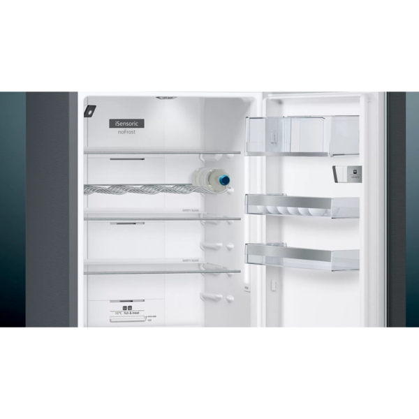 Ψυγειοκαταψύκτης Siemens KG39NHXEP 368lt Total NoFrost Μαύρος