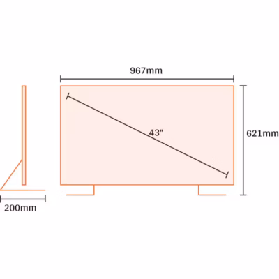 LG Smart Τηλεόραση 43" UHD LED 43UR78006 4K