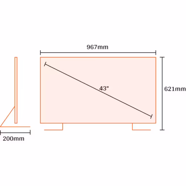 LG Smart Τηλεόραση 43" UHD LED 43UR78006 4K