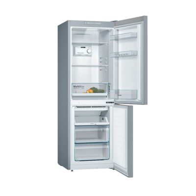 Bosch Ψυγειοκαταψύκτης 282lt Total NoFrost Υ176xΠ60xΒ66εκ. Inox KGN33NLEB