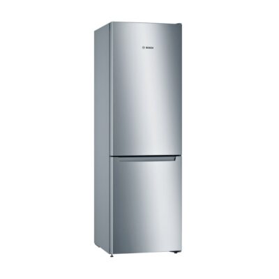 Bosch Ψυγειοκαταψύκτης 282lt Total NoFrost Υ176xΠ60xΒ66εκ. Inox KGN33NLEB