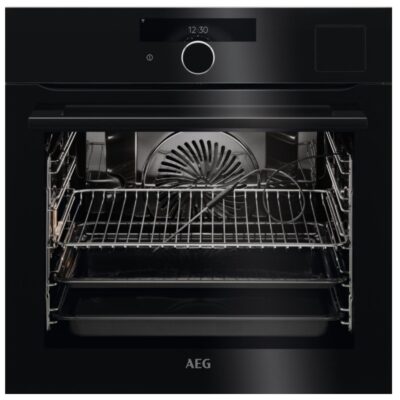 Εντοιχιζόμενος φούρνος AEG BSK998230B, Φούρνος ατμού / Με δυνατότητα Wi-Fi / Καθαρισμός με ατμό / Μαύρο