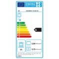 Κουζίνα AEG CIB56484BW με Επαγωγική Εστία,Οθόνη με Ρολόι / Κλείδωμα για Παιδιά, Λευκο