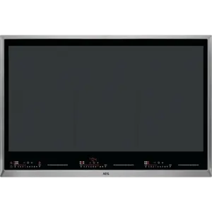 Επαγωγική εστία AEG IKE86683XB Σειρά 8000 με TotalFlex, Πλαίσιο από ανοξείδωτο ατσάλι.
