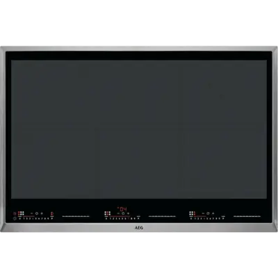 Επαγωγική εστία AEG IKE86683XB Σειρά 8000 με TotalFlex, Πλαίσιο από ανοξείδωτο ατσάλι.