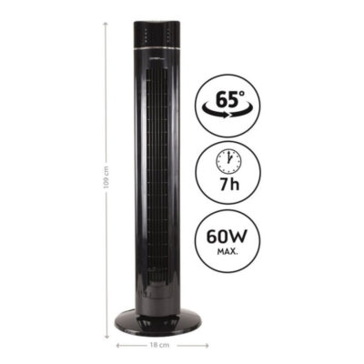 First Austria FA-5560-2 Tower fan with ion function 109 cm 60 W