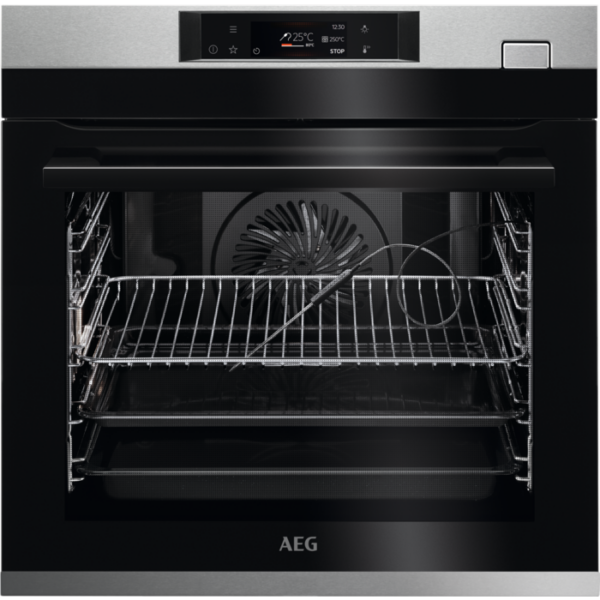 Εντοιχιζόμενος Φούρνος AEG BSE78228BM Σειρά 8000 Μαγείρεμα με ατμό, Μαύρο