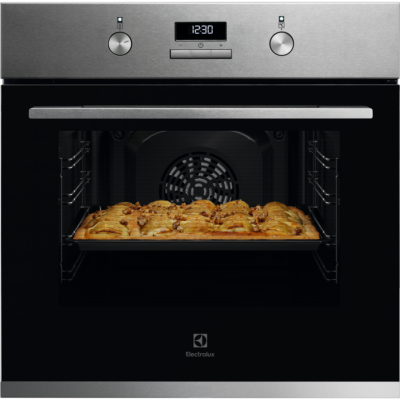 Εντοιχιζόμενος Φούρνος Electrolux KOFGH40BX Λειτουργία καθαρισμού με νερό / Ανοξείδωτο ατσάλι με προστασία από δακτυλικά αποτυπώματα