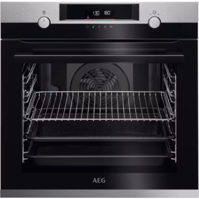 Εντοιχιζόμενος Φούρνος AEG BPE53506BM Πυρόλυσης & Αυτοκαθαριζόμενος, Σειρά 6000, Ανοξείδωτο Ατσάλι