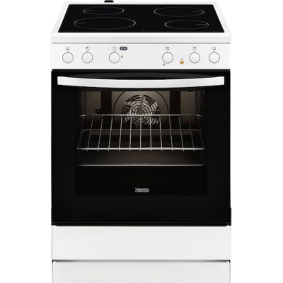 Κουζίνα Zanussi ZCV65030WA 72lt με Κεραμικές Εστίες Π60εκ. Λευκή