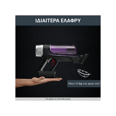Επαναφορτιζόμενη Σκούπα 2 σε 1 Stick & Χειρός Rowenta X-Force Flex 9.60 Allergy 18V Μαύρη