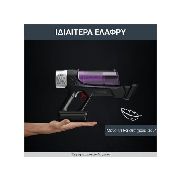 Επαναφορτιζόμενη Σκούπα 2 σε 1 Stick & Χειρός Rowenta X-Force Flex 9.60 Allergy 18V Μαύρη