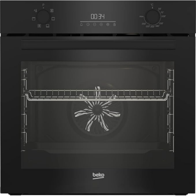 Εντοιχιζόμενος φούρνος Beko BBIE17300B b300 με 6 λειτουργίες, όγκος θαλάμου μαγειρέματος 72 λίτρων